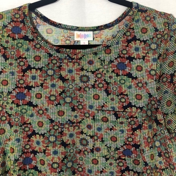 Lularoe Carly Floral Dress Size Small - Picture 2 of 2